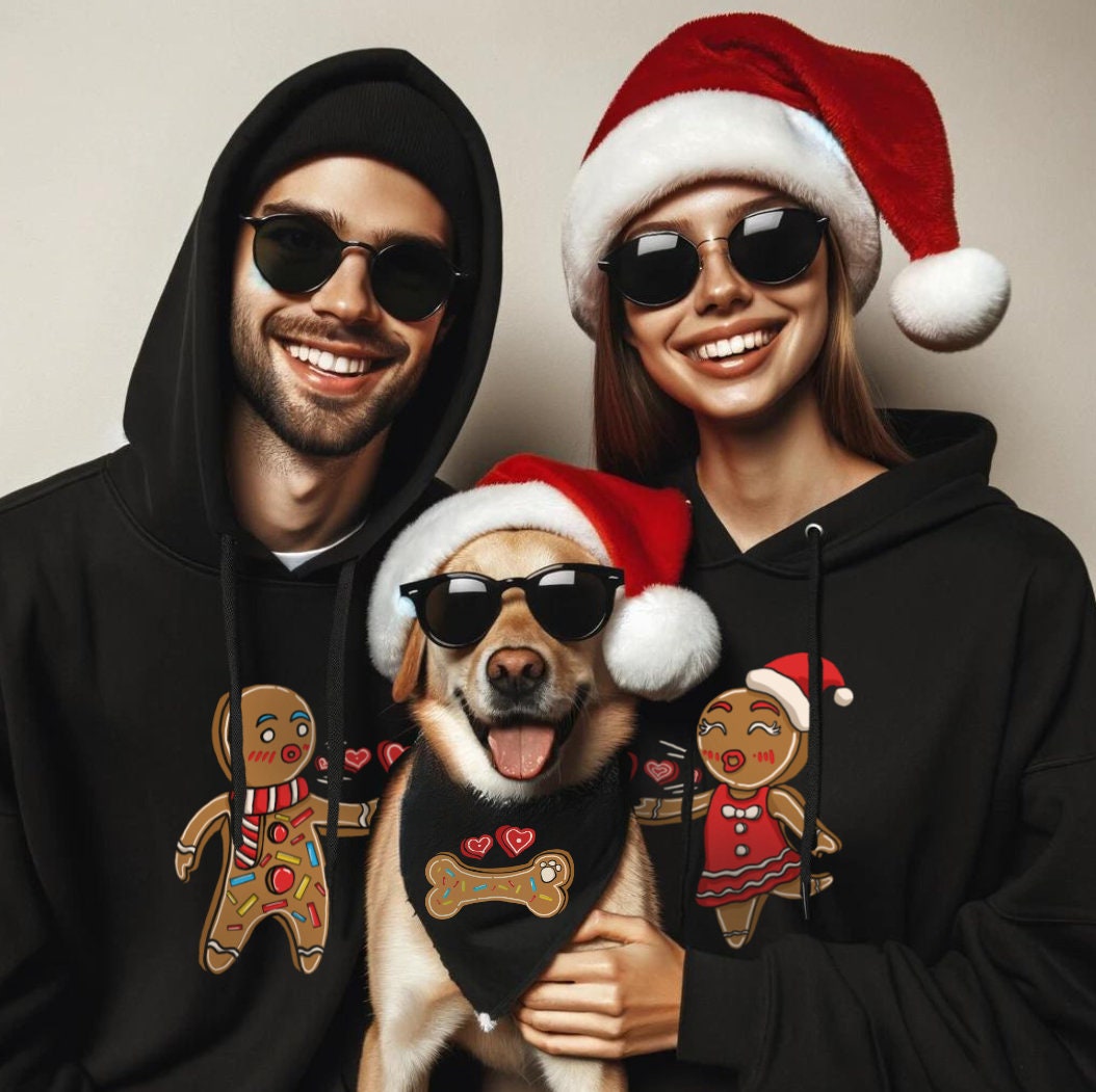 Weihnachtspullover Set Partnerlook - Gestrickte Familienpullover Für Damen, Herren & Kinder