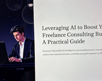 Guide d'IA pour les consultants indépendants | Boostez votre activité grâce à l'intelligence artificielle | Livre numérique sur le marketing numérique PDF | Outils de consultant