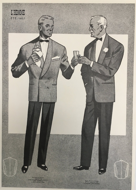 1950s french top men's fashion