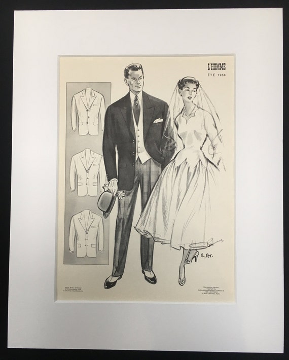 French fashion in the cheap 1950s