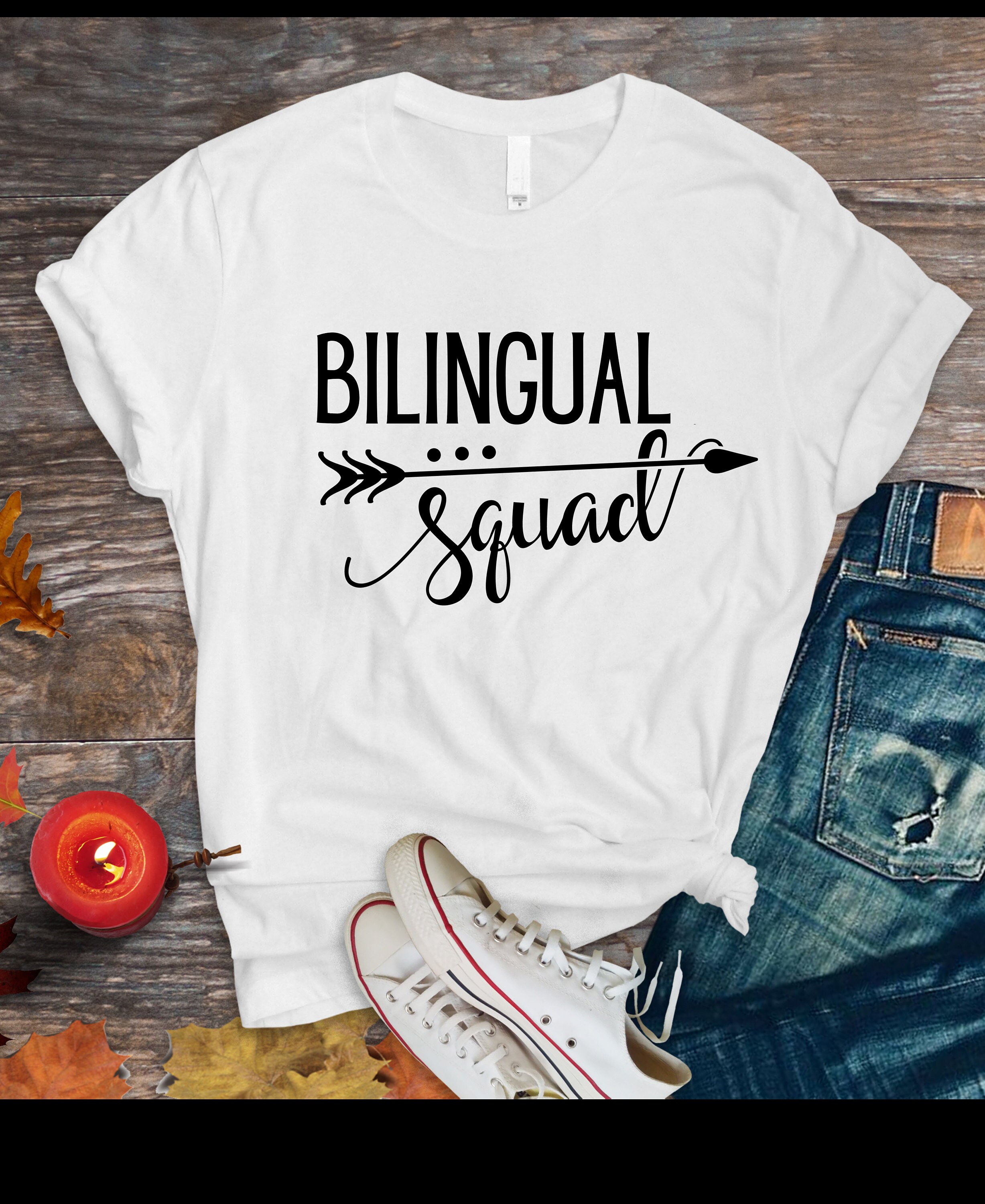 Bilingual Squad Bilingual T-shirt for Schools - Etsy