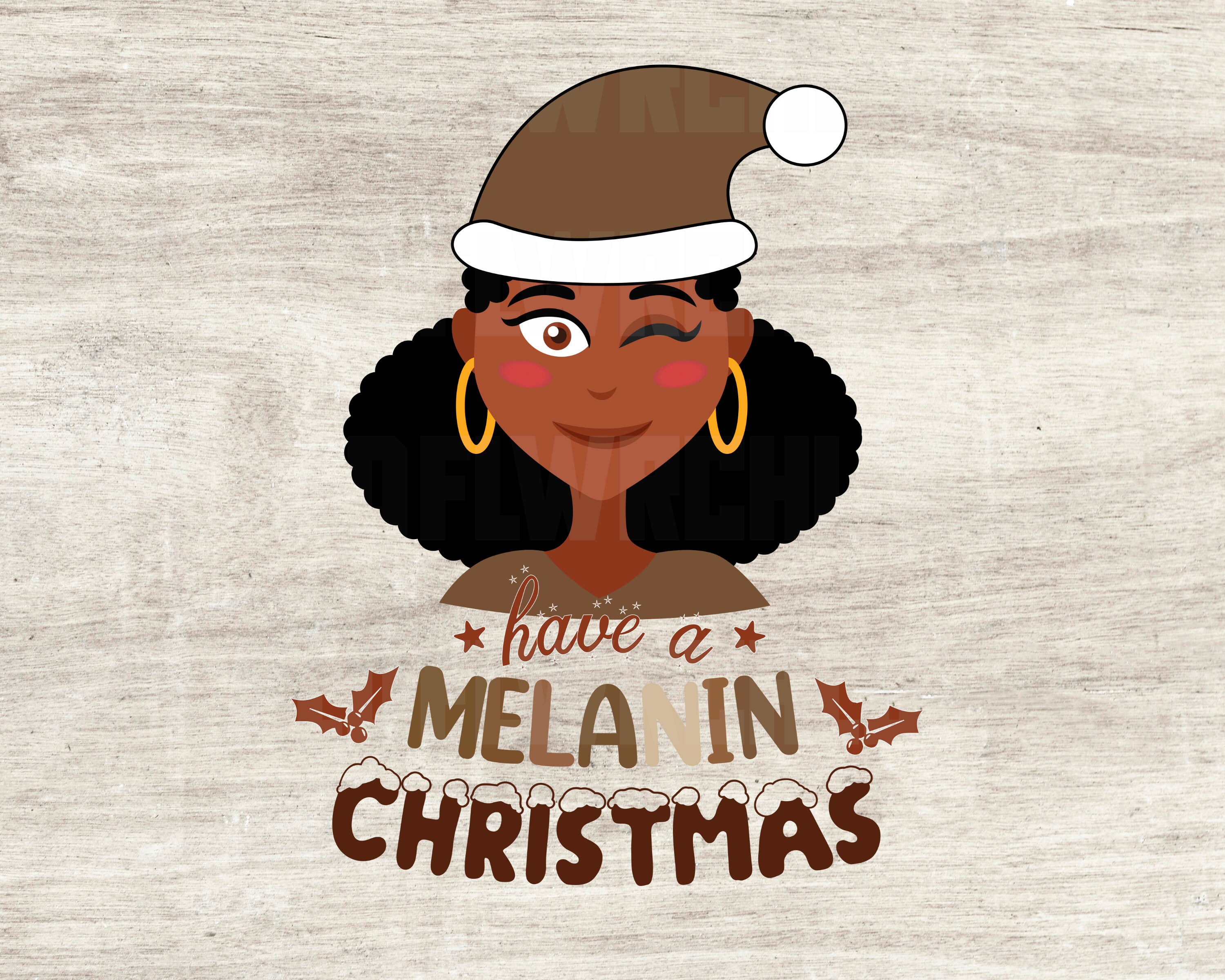 Download Have A Melanin Christmas Svg Christmas Svg Black Girl Black Etsy