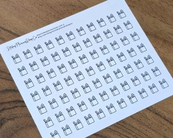 Comestibles - Mini pegatinas con iconos, pegatinas con iconos para planificador, pegatinas minimalistas y funcionales para planificador, pegatinas con iconos pequeños, 77 pegatinas