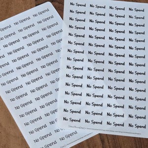 Stickers texte personnalisés transparents transparents - J'imprimerai des autocollants du mot de votre choix - 1 mot par feuille