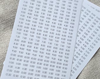 Pegatinas de tiempo, pegatinas de marca de tiempo - 234 pegatinas