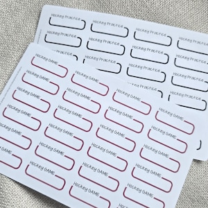 Custom Label Planner Stickers - custom sticker sheet - 24 Stickers - I will print stickers of any word that you choose - #CT06