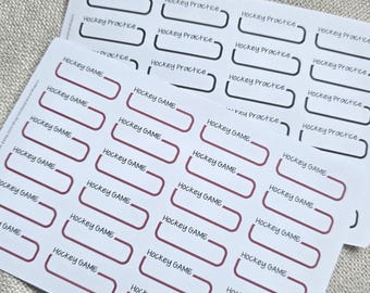 Pegatinas personalizadas para agenda - hoja de pegatinas personalizadas - 24 pegatinas - Imprimiré pegatinas con la palabra que elijas - #CT06
