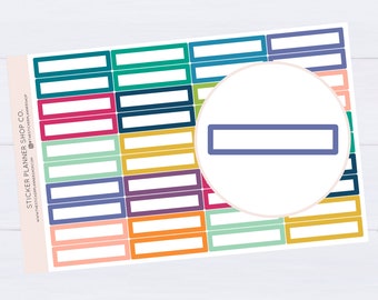 Pegatinas para agenda de citas - Colores mensuales de EC