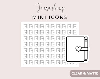 Planung Journaling Mini Symbol Aufkleber, Planer Symbol Aufkleber, Minimal & funktional Planer Aufkleber, kleine Symbol Aufkleber, 70 Aufkleber