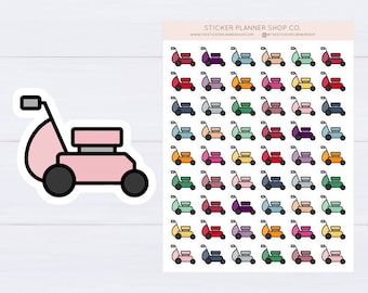 Lawnmower Planner Stickers