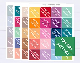 Corner Payday Planner Sticker - 40 Stickers