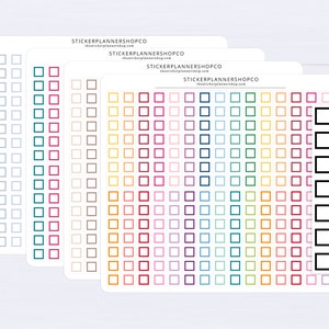 Hourly planner checklist stickers