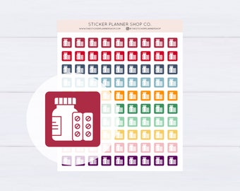 Medicine Icon Planner Stickers