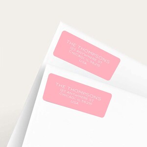 Retouradreslabels - adreslabel, adressticker met script, gepersonaliseerd retouradreslabel, trouwadressticker, familieadres