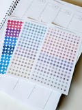 Date Dot Planner Stickers - Date dot sticker - Date Stickers - happy planner stickers - planner date stickers - daily date stickers product logo