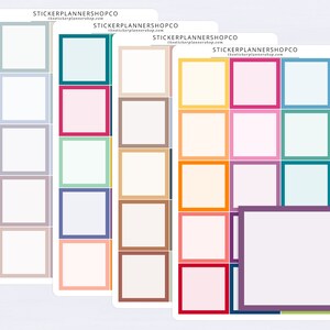 Mini Calendar Cover - Daily Duo - 15 Stickers Per Sheet
