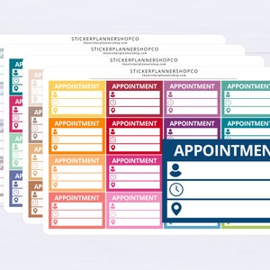 Appointment Half Box Stickers