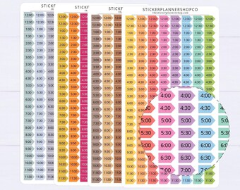Pijlstickers voor tijdafspraak - functionele stickers