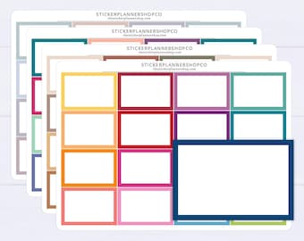 2 Hour Label Planner Stickers - Hourly Planner 2022/2023