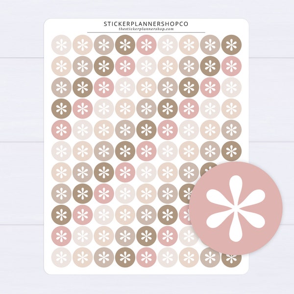 Transparent Neutral Small Asterisk Planner Stickers - 99 Stickers