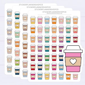 Coffee Planner Sticker - 49 Stickers