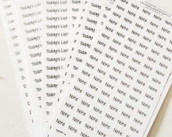 Pegatina pequeña con texto personalizado, etiquetas personalizadas para agenda, pegatina con texto personalizado, pegatina personalizada para agenda, #CT01