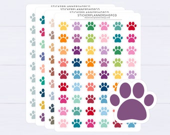 Paw Planner Stickers - 54 Stickers