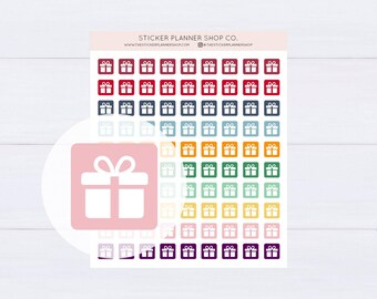 Gift Icon Planner Stickers
