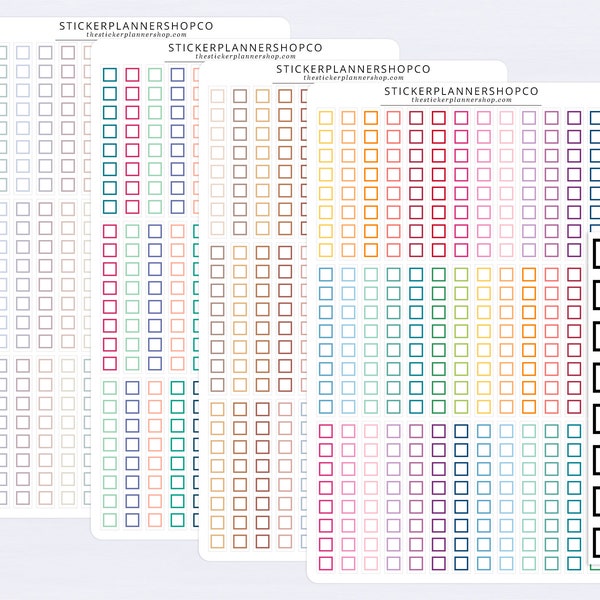 Sidebar Checklist Planner Stickers - 39 Stickers - EC Vertical Planner 2022/2023 - 2022/2023 Hourly Planner