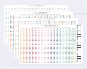 Checklist Planner Stickers - 46 Stickers - EC Vertical Planner 2021/2022 + 2022/2023