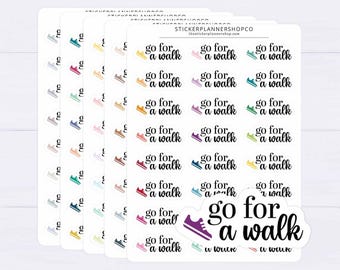 Walk Planner Stickers - 24 Stickers