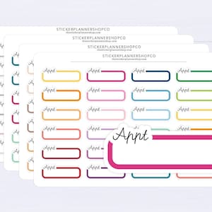 Appointment Script Stickers - 24 Stickers