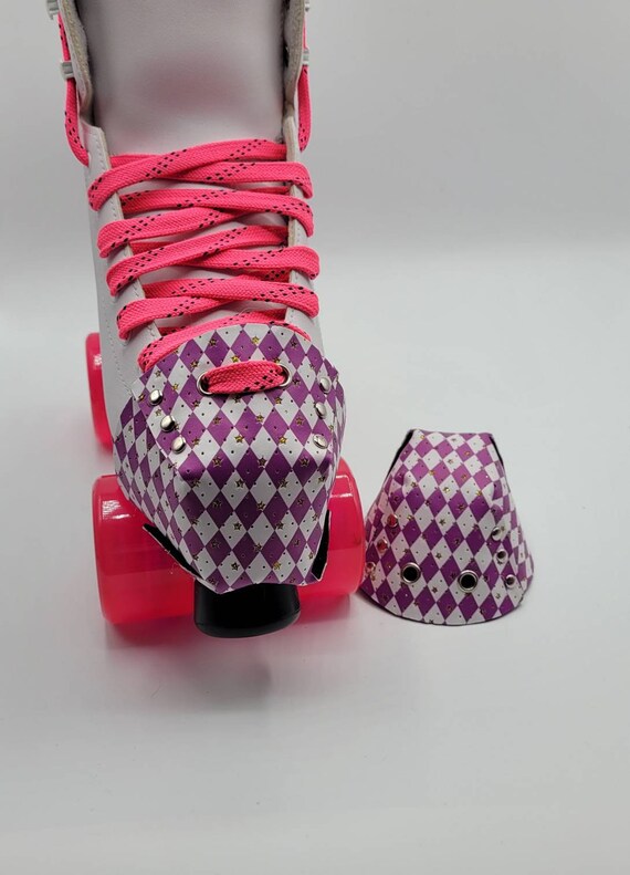 Harley quinn vegan roller skate fashion toe guards Etsy