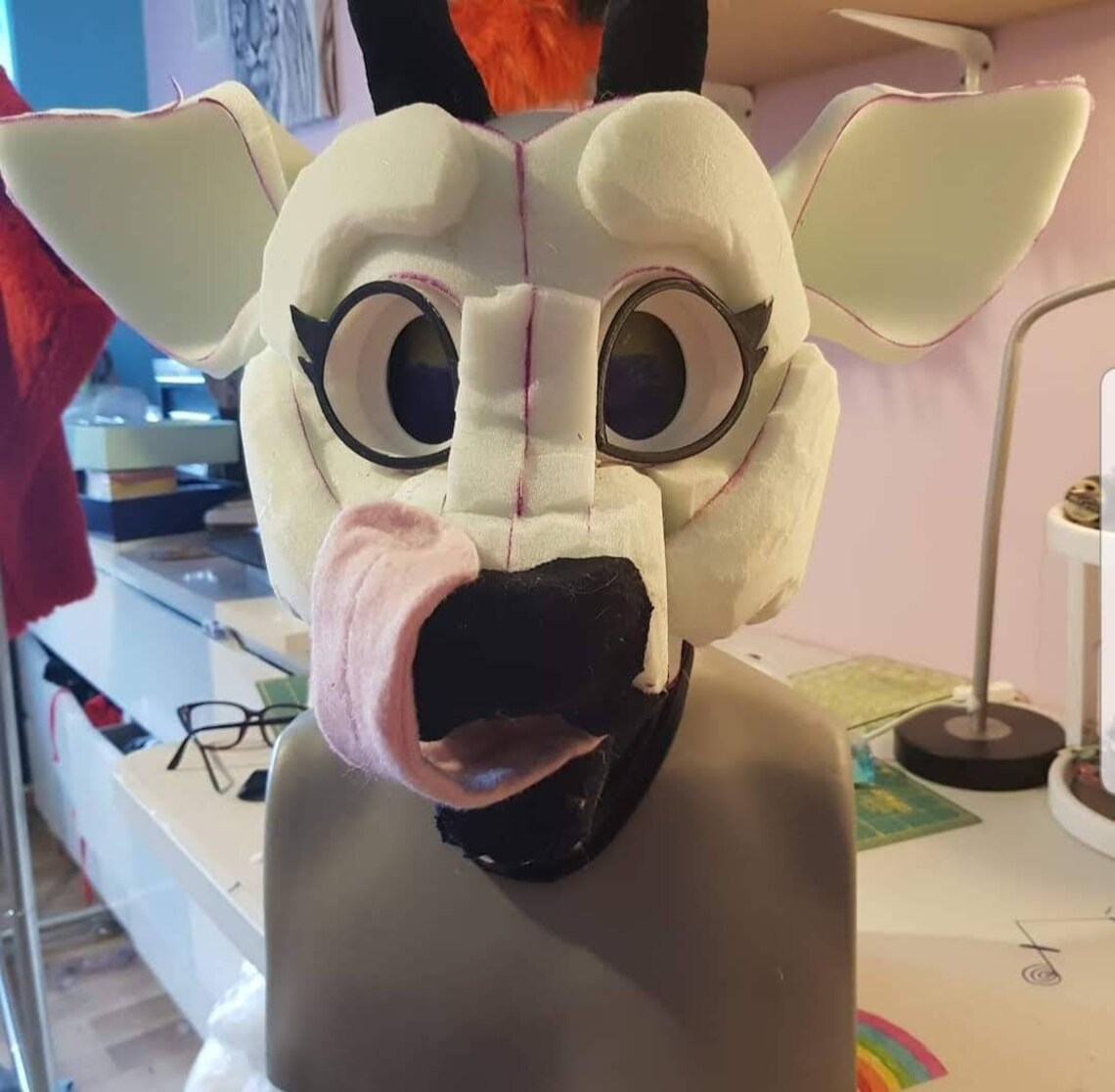 Fursuit foam deer head base Etsy