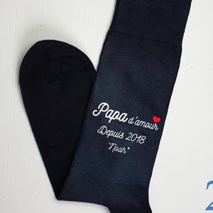 Personalized sock with your text and logo image 1