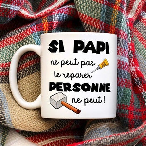 Mug personnalisé si papi ne peut pas le réparer Bild 1