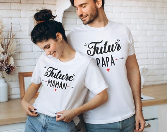 T shirt future maman / Tee shirt futur papa / Annonce grossesse