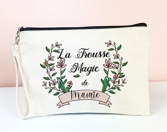 Cadeau Mamie / Pochette personnalisée / Pochette a fermeture éclaire