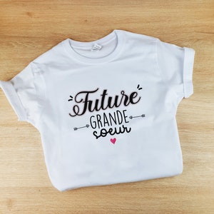 t-shirt futur grand frère / futur grand frère / t-shirt future grande soeur / future grande soeur image 3