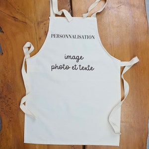 Personalized child apron Children's kitchen apron Children's Minnie apron Children's stitch apron Apron for children. Votre image