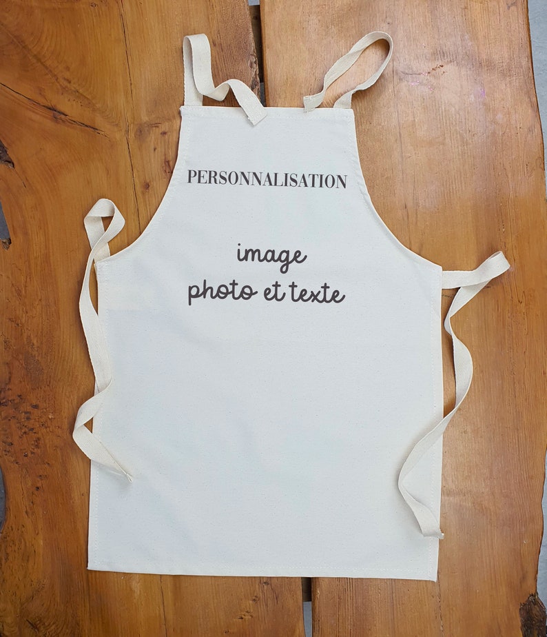 Personalized child apron Children's kitchen apron Children's Minnie apron Children's stitch apron Apron for children. Votre image