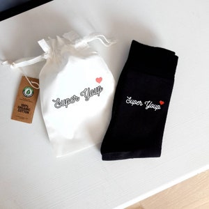 Personalized sock with your text and logo image 7