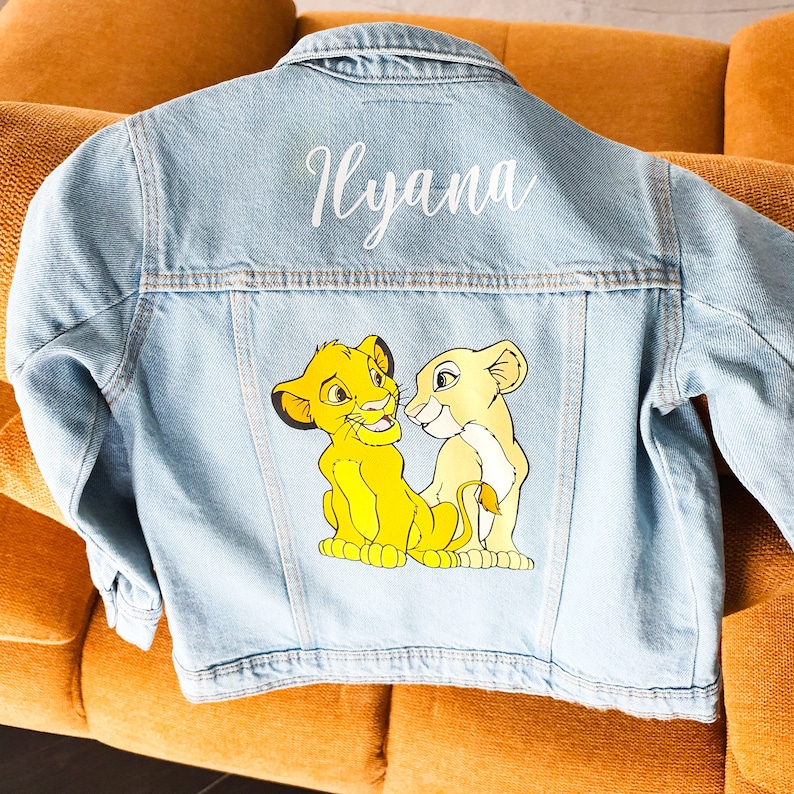 Veste en Jean enfant à personnaliser / Veste enfant personnalisé / Veste personnalisé avec votre image image 10