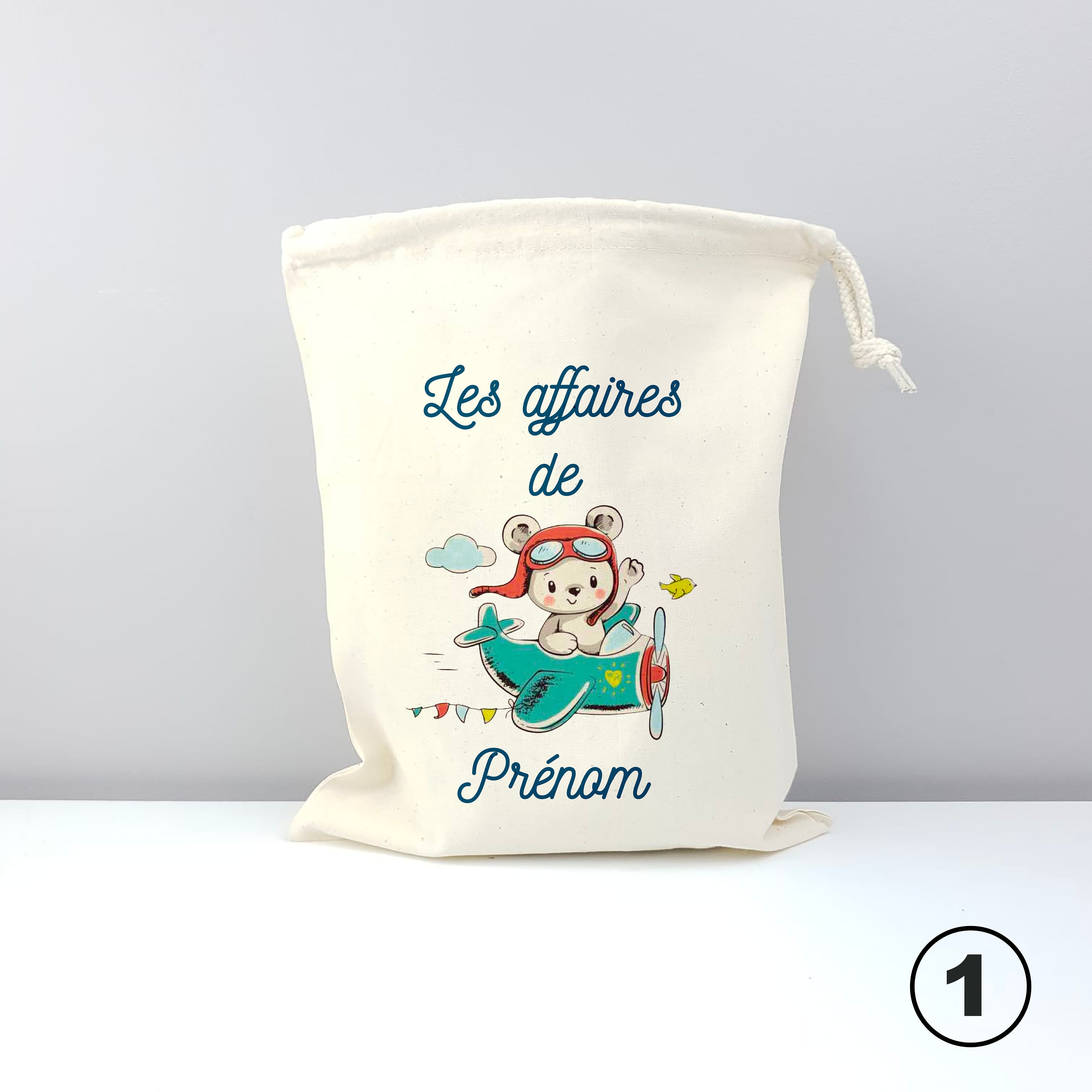 Petit Sac pochon personnalisé pour Enfant à son Prénom – Héros de ses  Histoires