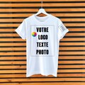 Custom t-shirt with logo / custom photo t-shirt / humor t-shirt / t-shirt to personalize / t-shirt customization product logo