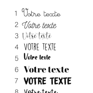 Body bébé personnalisé / body bébé coeur texte / Body bébé manche longue / Body bébé a personnalisé / bodies bébé / Body bébé message image 2