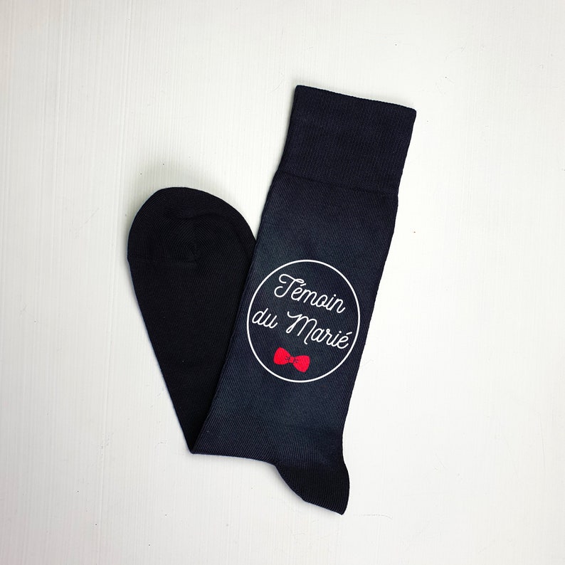 Personalized sock with your text and logo image 2