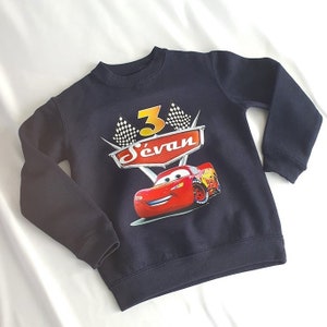 Personalized Cars sweatshirt / CARS / Personalized Cars sweatshirt / Cars child sweatshirt image 1