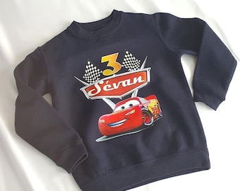 Sweat personnalisé Cars / CARS / Sweat Cars personnalisé / Sweat enfant Cars