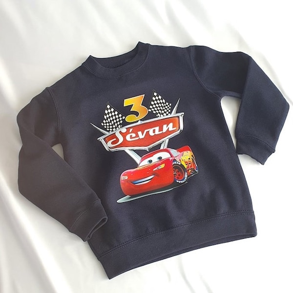 Sweat personnalisé Cars / CARS / Sweat Cars personnalisé / Sweat enfant Cars